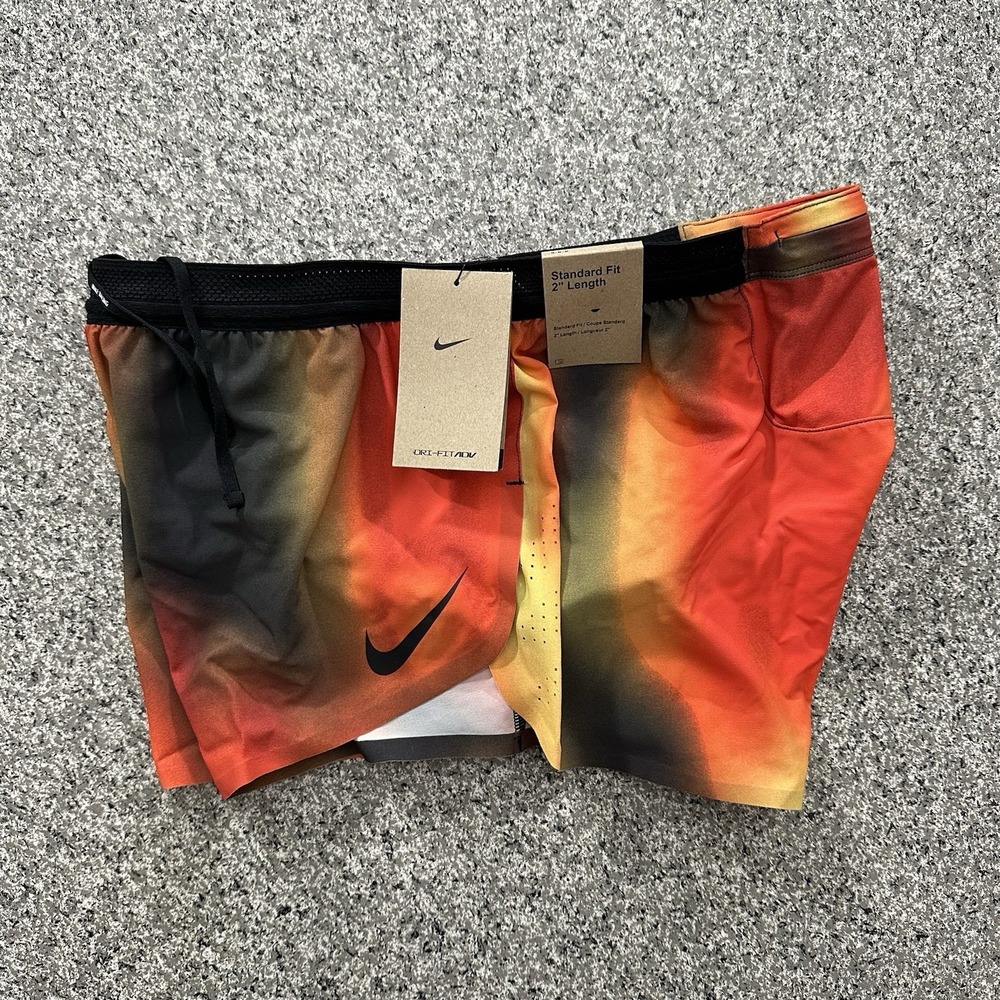 Nike Aeroswift Elite ADV 2" Running Shorts Brief Lined Mens M HJ3384 736
